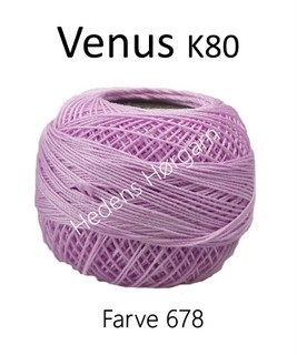 Venus K80 farve 678 Lys lilla